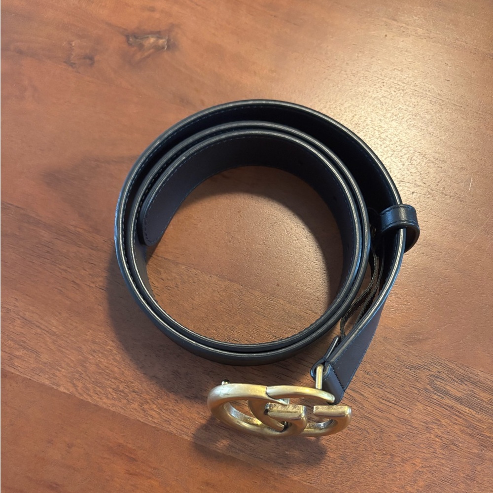 Gucci Black GG Mormont Belt - Picture 2 of 5